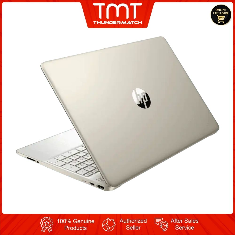 HP 15s-eq1017AU Gold / eq1018AU Silver Laptop | Athlon-3050u 2.30~3.20Ghz | 4GB RAM 256GB SSD | 15.6" HD | AMD Radeon | W11 | 1-Y Warranty | Bag