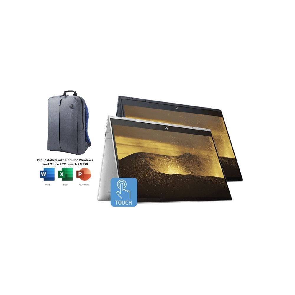 HP Envy X360 13-bf0015TU / bf0016TU Laptop | i5-1230U | 16GB RAM 512GB SSD | 13.3" WUXGA Touch | W11 | MS OFFICE+PEN+BAG