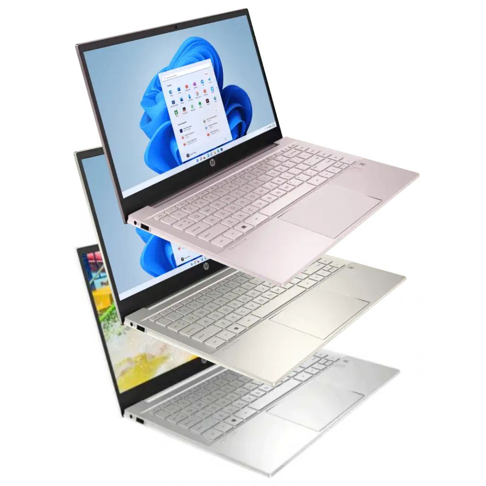 HP Pavilion 14 ( Gold / Pink / Silver ) | Laptop | i5-1235U | 8GB RAM 512GB SSD | 14" FHD | W11 | MS OFFICE + BAG