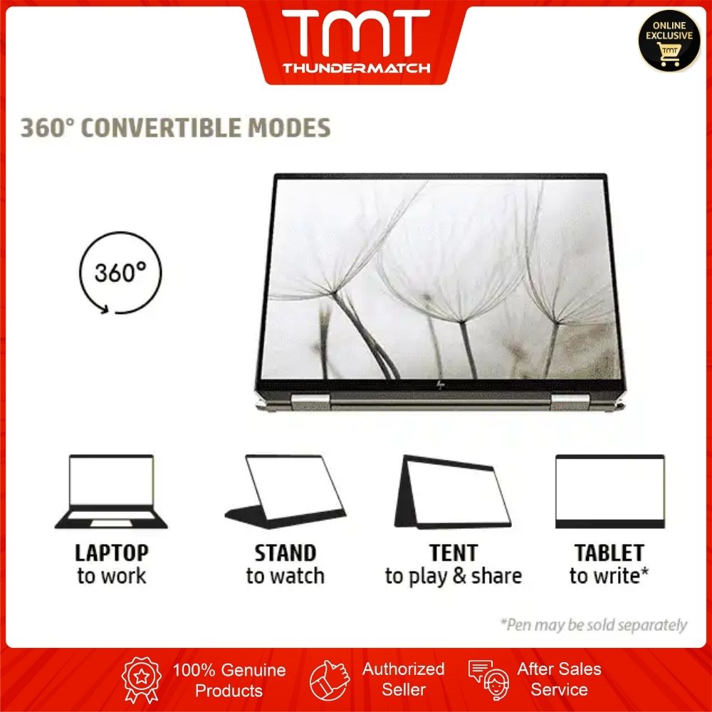 HP Spectre X360 14-ea1021TU 58G08PA Laptop | i7-1195G7 | 16GB RAM 1TB SSD | 13.5" 3K2K OLED Touch | W11 | MS OFFICE+SLEEVE