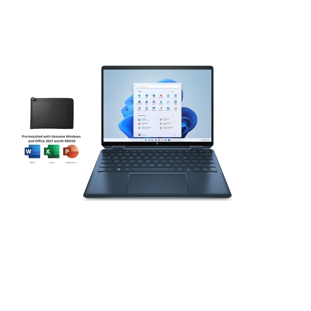 HP Spectre X360 14-ef0000TU 6D842PA Laptop | i7-1255U | 16GB RAM 1TB SSD | 13.5" 3K2K AMOLED Touch | W11 | MS OFFICE