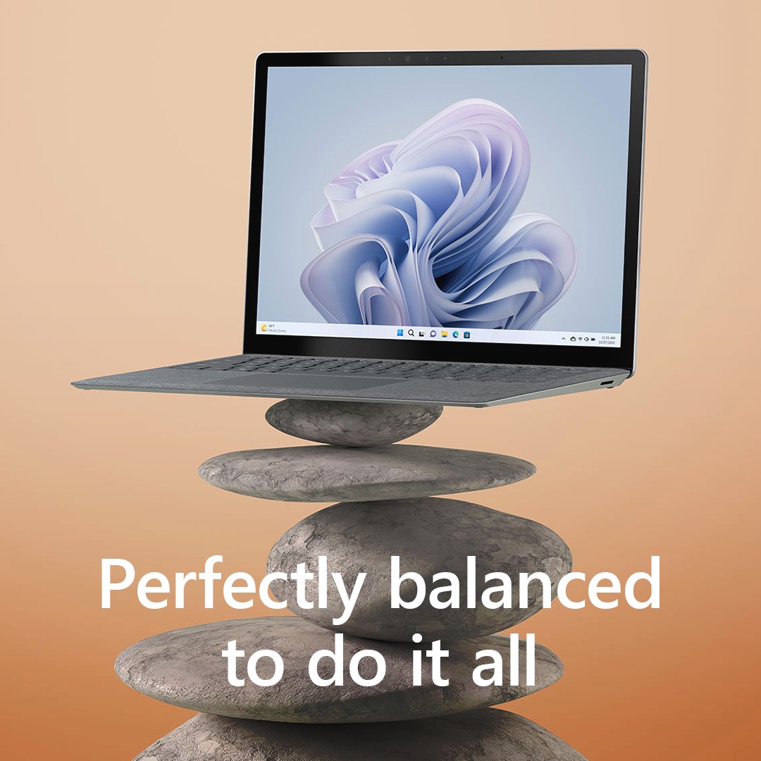 Microsoft Surface Laptop 5 ( Platinum / Black ) 13.5" / 15" Touch + Free Microsoft Office Home & Student 2021 Worth RM529