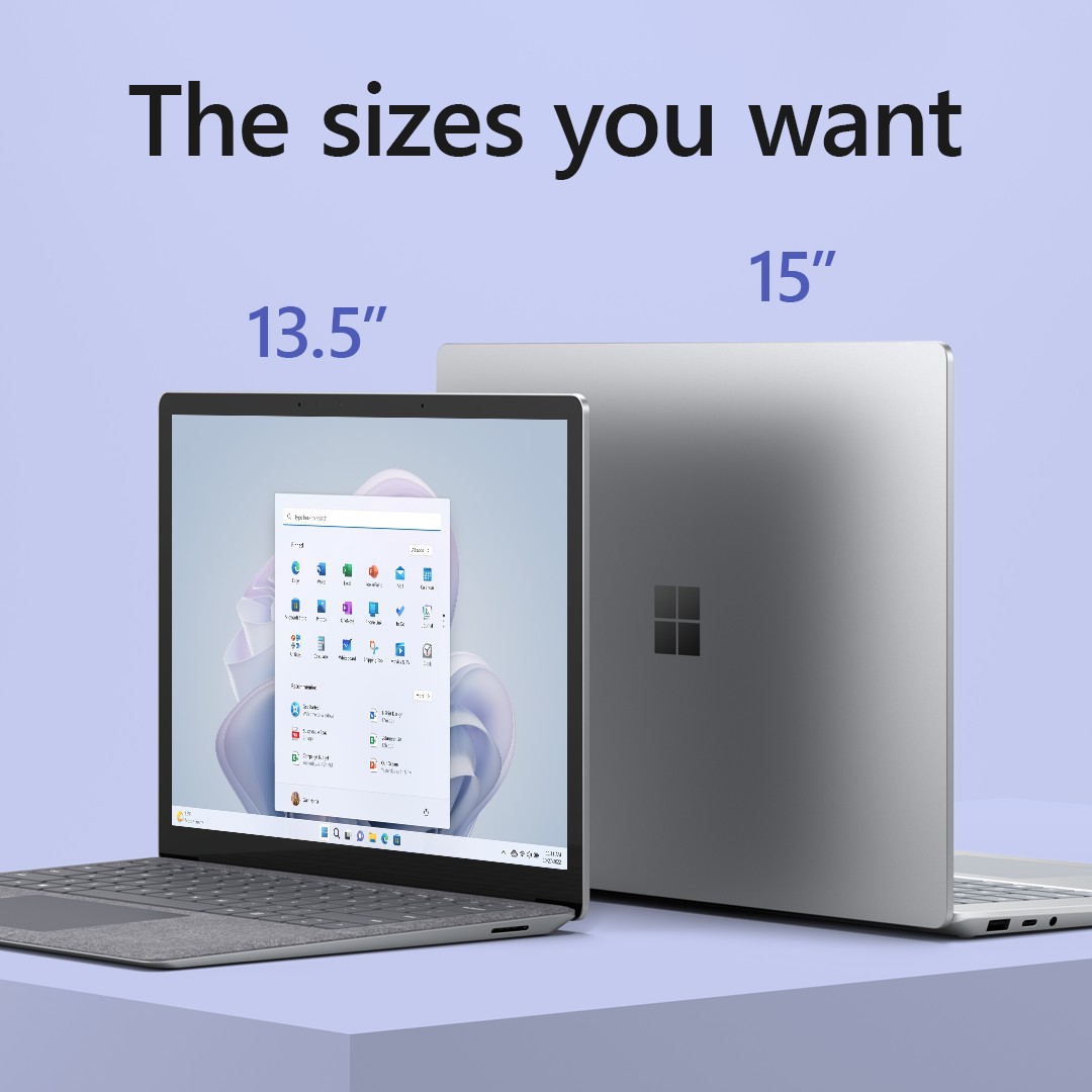 Microsoft Surface Laptop 5 ( Platinum / Black ) 13.5