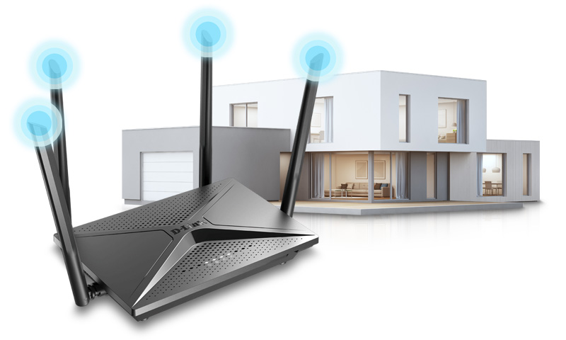 D-Link DIR-2150 Wi-Fi Gigabit Router AC2100/300Mbps 2.4GHz+1733 Mbps 5GHz