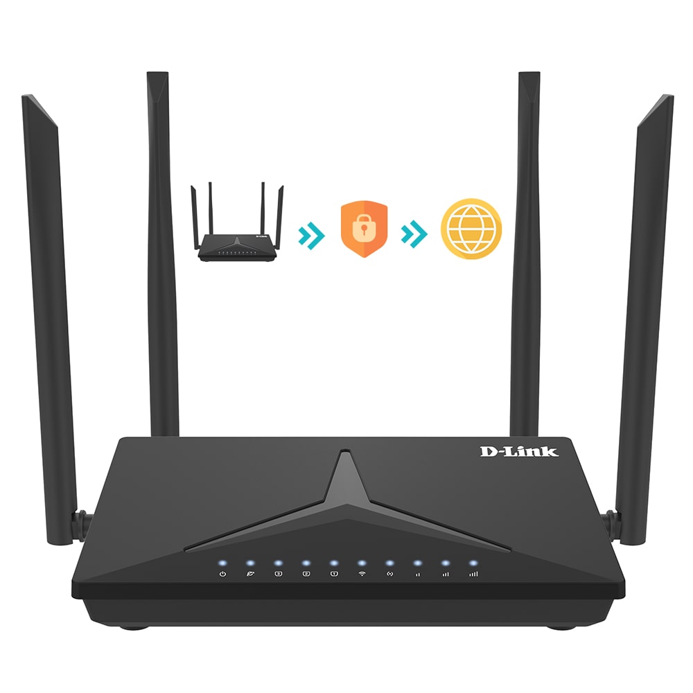D-Link DWR-M920 4G LTE 3LAN + 1 WAN 100base Router