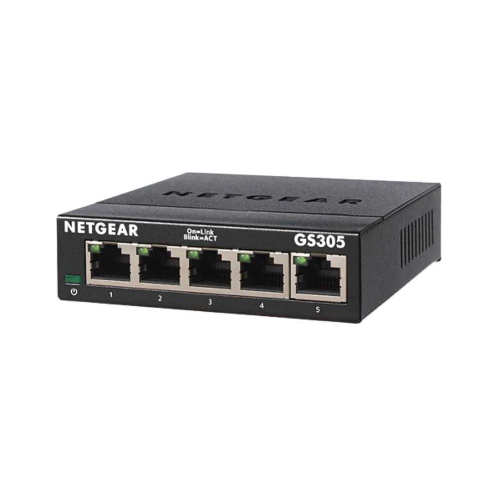 NETGEAR GS305 5-Port Gigabit Ethernet Unmanaged Switch