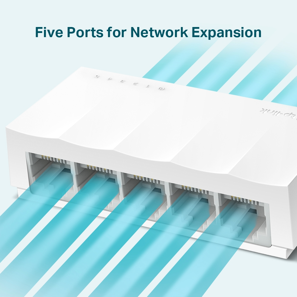 TP-Link LiteWave 5-Port / 8-Port | 10 Mbps / 100 Mbps Desktop Switch LS1005 | LS1008