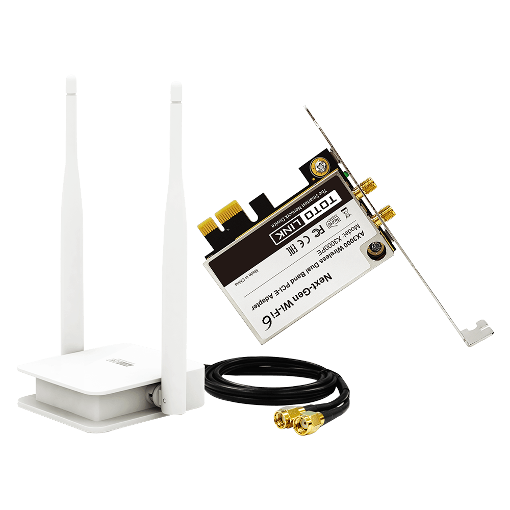Totolink X3000PE Wifi 6 PCIE Adapter (3 Years Warranty)