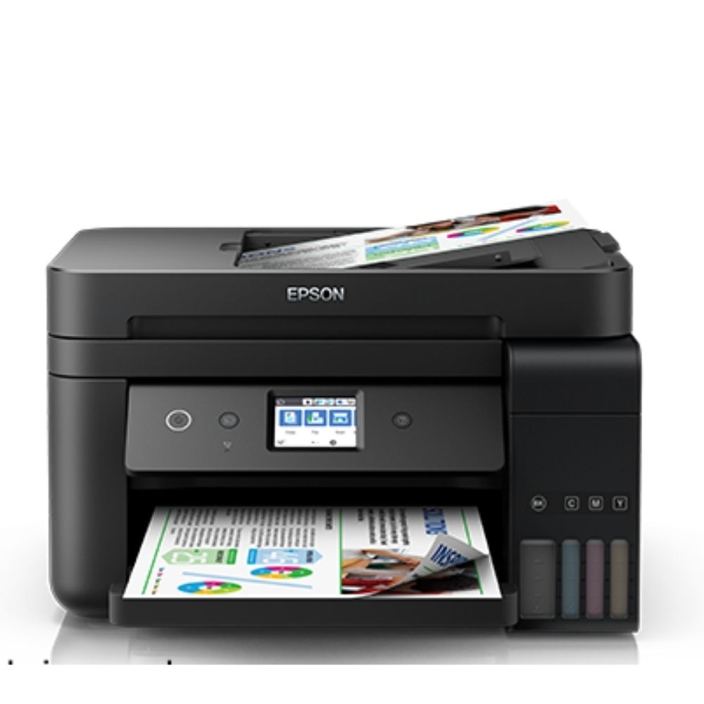 EPSON Inkjet L6190 Printer | Print/Scan/Copy/Fax/Duplex | 15ipm(B), 8ipm(C)/Y100(B),Y2,3,400(C,M,Y) | C11CG19502