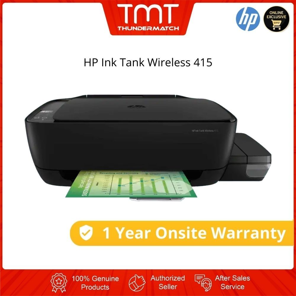 HP Ink Tank 415 Ink Tank Supplier Printer | Print | Scan | Copy | WiFi | (Z4B53A)