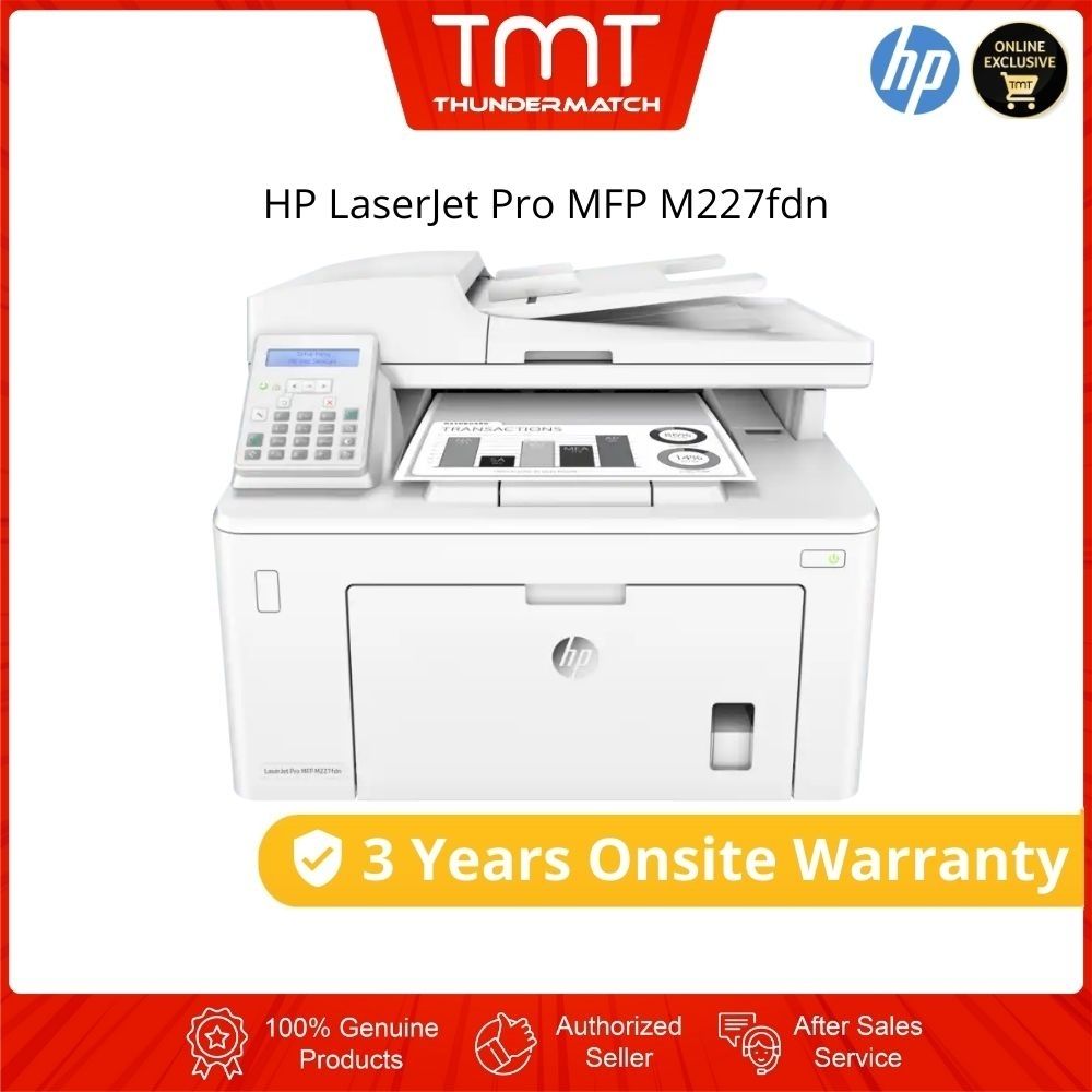 HP LaserJet Pro MFP M227fdn Printer | Print | Scan | Copy | Fax | (G3Q79A)