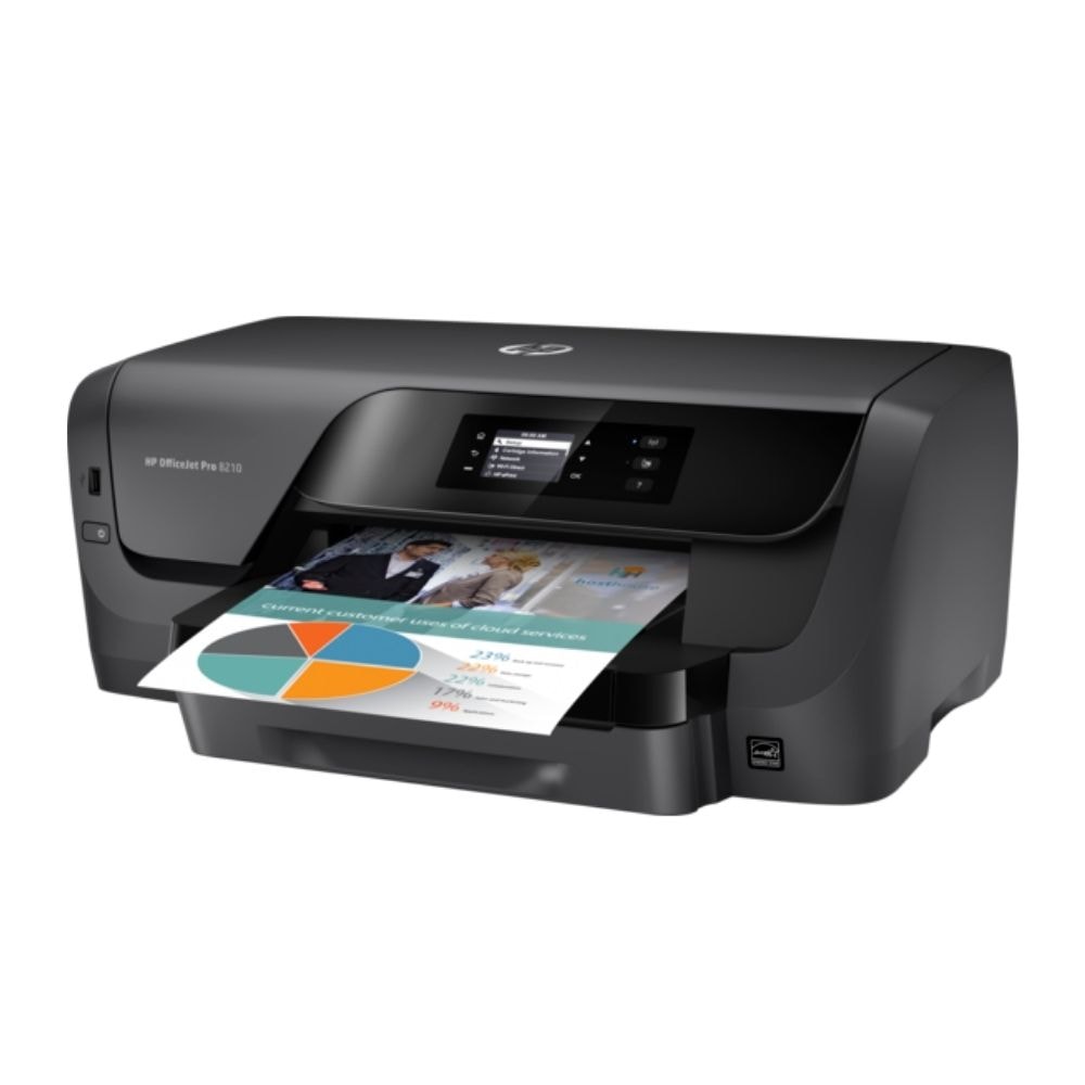 HP OfficeJet Pro 8210 Printer | 22ppm(B),18ppm(C) | 4800x4800dpi | HP 955,955XL(C,M,Y,K)/HP 959XL(B) | Duplex Print | Wifi | 2 year onsite warranty