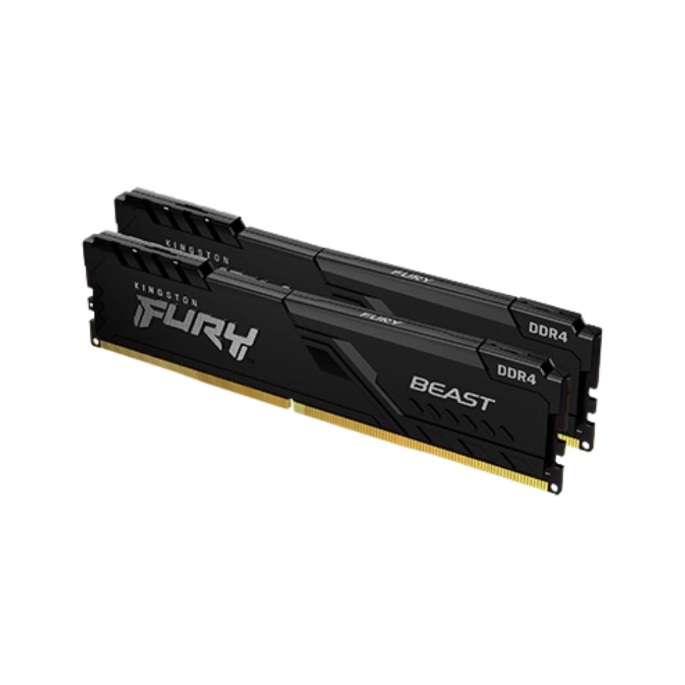 【NO BOX】Kingston Fury Beast DDR4 Desktop Ram Kit of 2