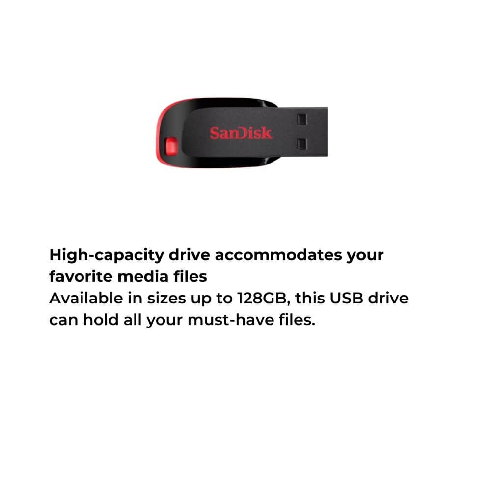 SanDisk Cruzer CZ50 Blade USB 2.0 Flash Drive