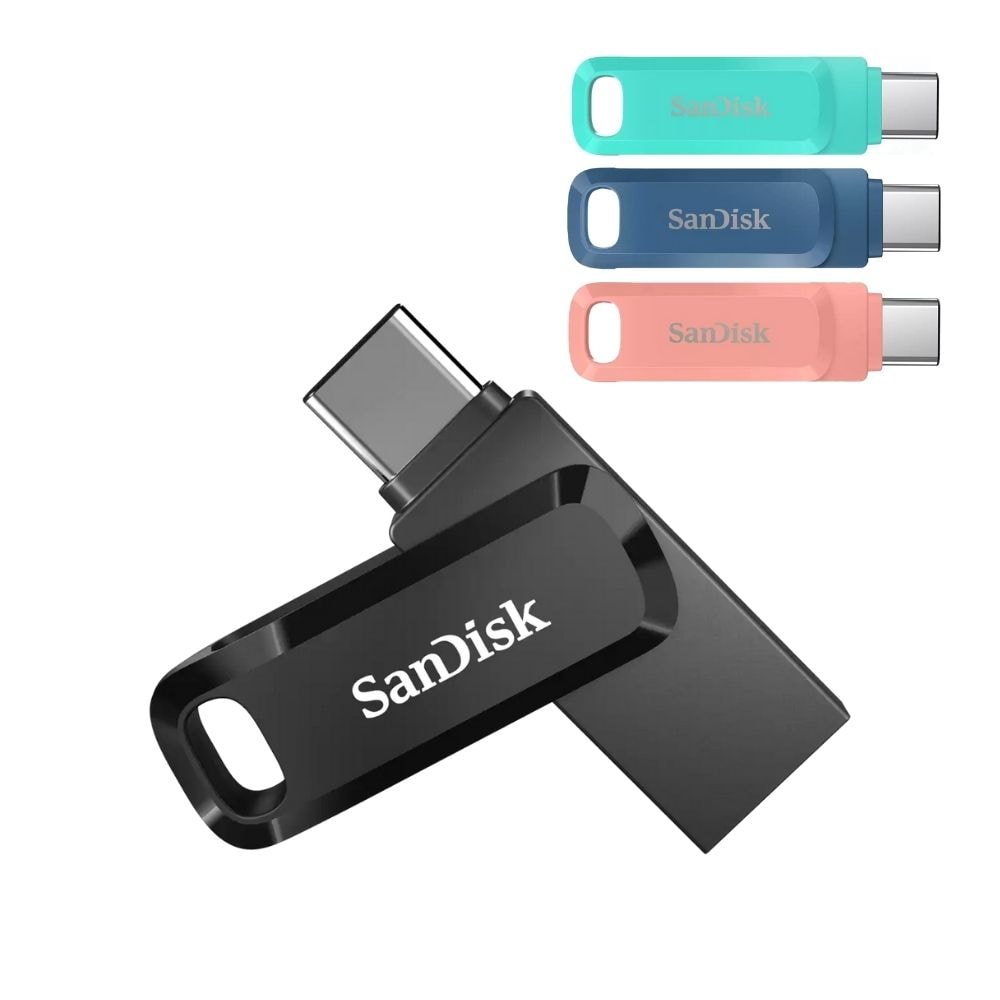 TMT SanDisk Ultra Dual Drive GO 32GB /64GB /128GB /256GB OTG Type-C USB 3.1 | BLACK /GREEN /NAVY BLUE /PEACH | SDDDC3 | R:150MBps