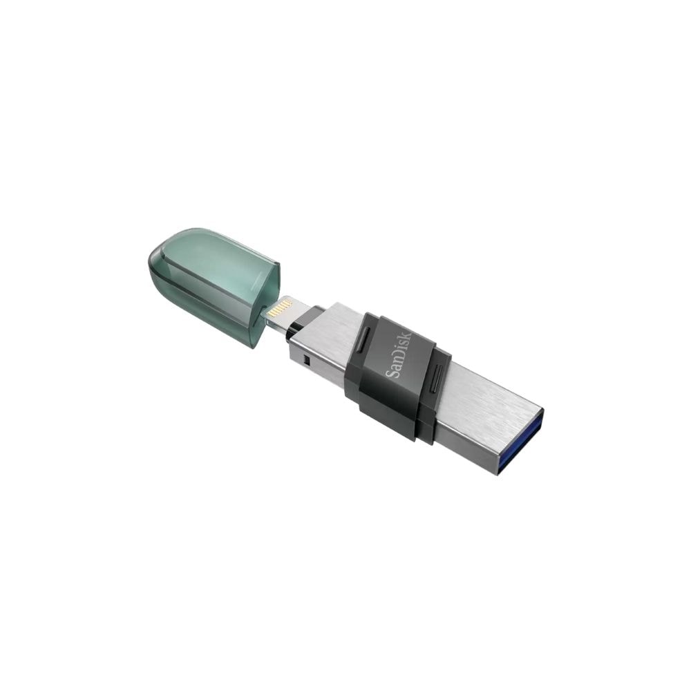 TMT SanDisk Ixpand 32GB /64GB /128GB /256GB OTG Lightning Flip USB3.1 for Apple | BLACK /GREEN | SDIX90N