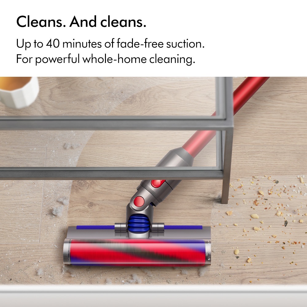 Dyson V8 Slim Fluffy+ Cordless Vacuum Cleaner | Low Noise | Powerful Suction | 2 Years Warranty