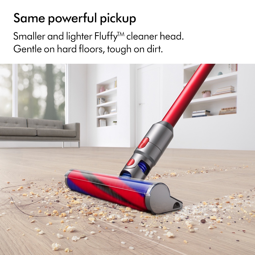 Dyson V8 Slim Fluffy+ Cordless Vacuum Cleaner | Low Noise | Powerful Suction | 2 Years Warranty