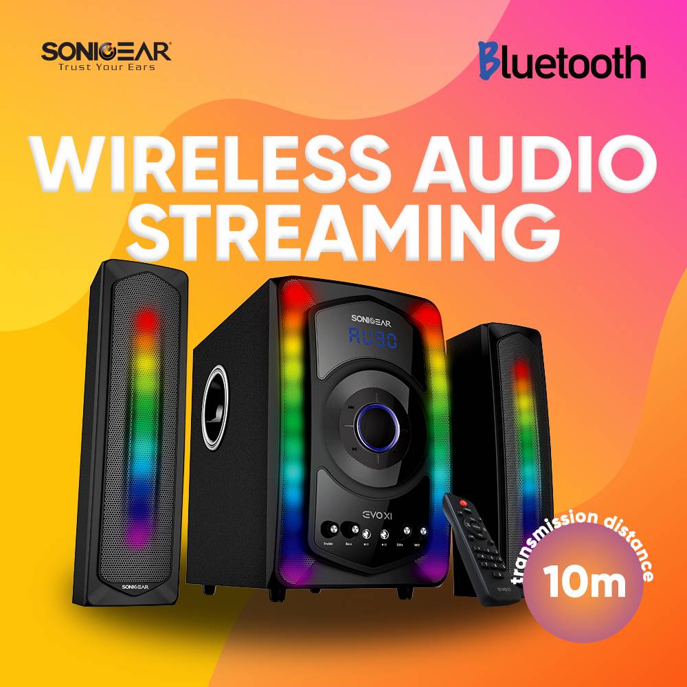 SonicGear EVO 11 BTMI Speaker | Black | (1 Year Warranty)