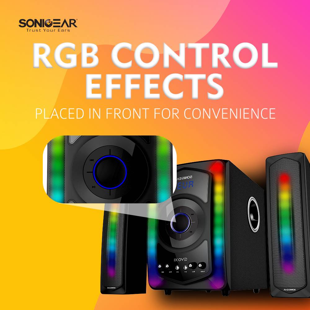 SonicGear EVO 11 BTMI Speaker | Black | (1 Year Warranty)