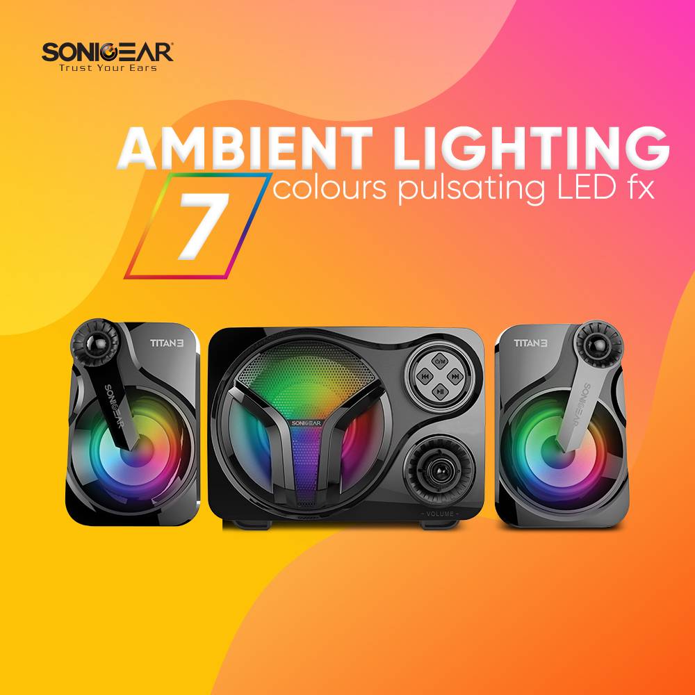SonicGear Titan 3 Bluetooth Speaker with 5-Inch Bass Driver