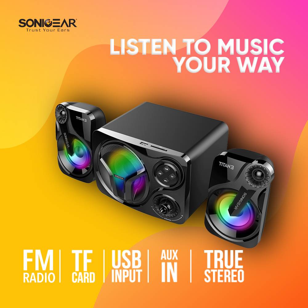 SonicGear Titan 3 Bluetooth Speaker with 5-Inch Bass Driver
