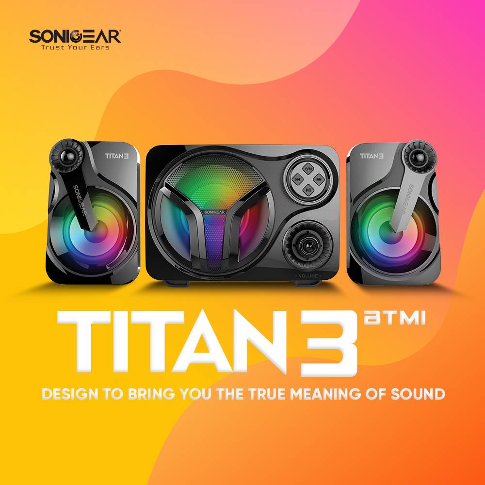 SonicGear Titan 3 Bluetooth Speaker with 5-Inch Bass Driver