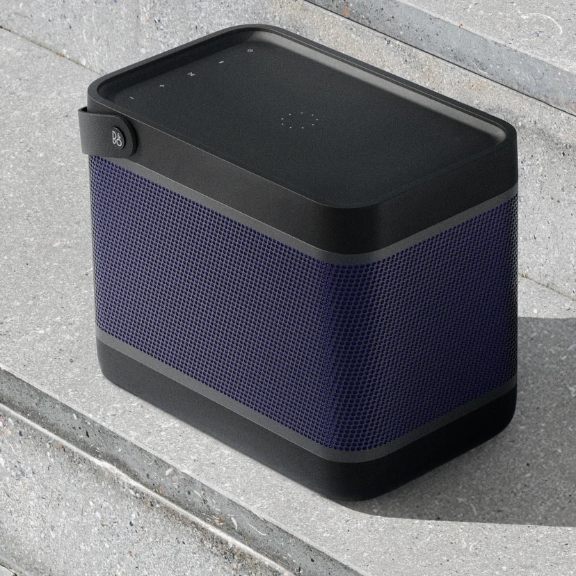 B&O Beolit 20 Powerful Portable Bluetooth Speaker with Integrated Qi Wireless Charging Pad