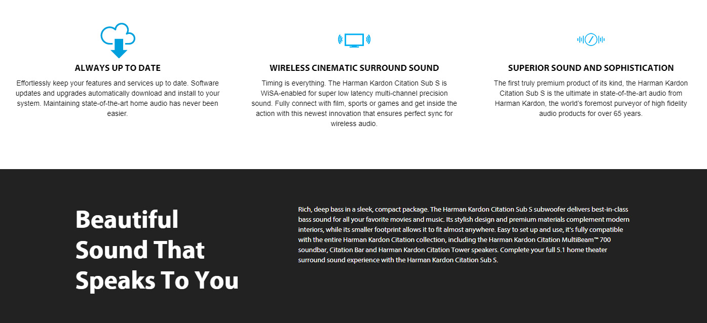 Harman Kardon Citation Sub S