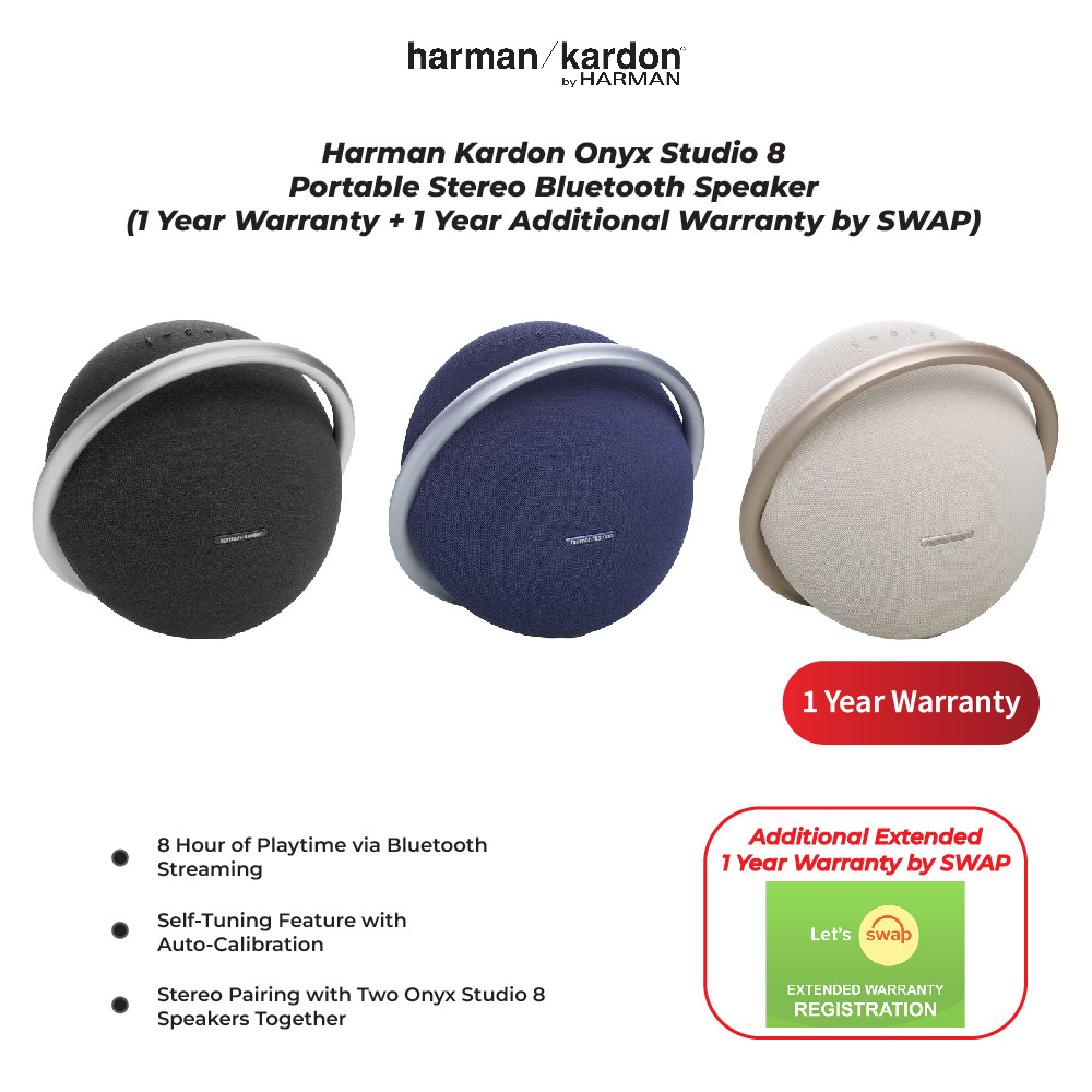 Harman Kardon Onyx Studio 8 Portable Stereo Bluetooth Speaker