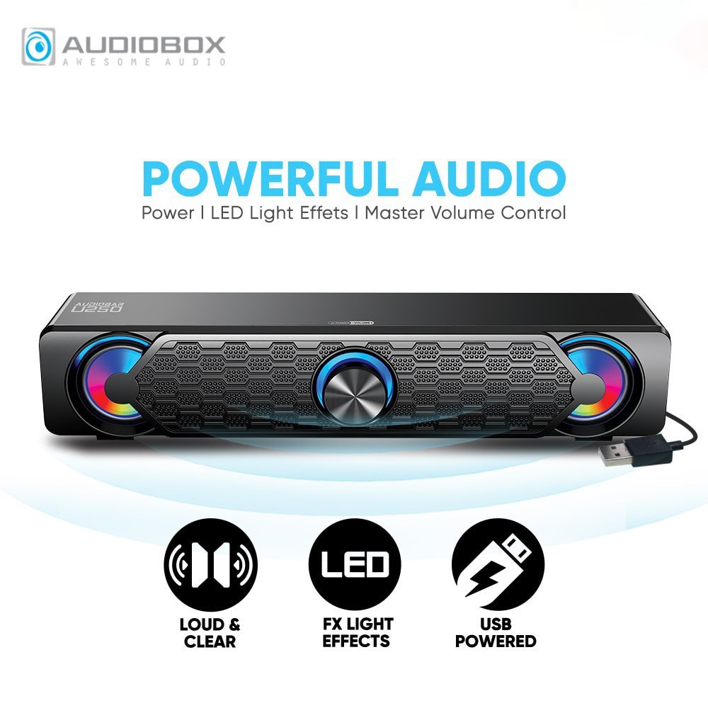 SonicGear Audiobox U250 | Powerful Wired Soundbar Speaker(1 Year Warranty)