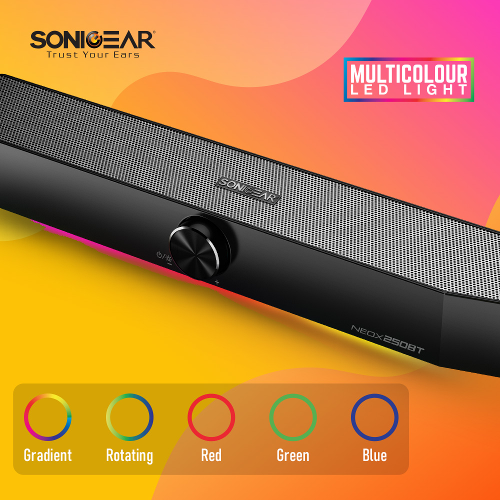 SonicGear NeoX 250BT Bluetooth Soundbar Speaker (1 Year Warranty)
