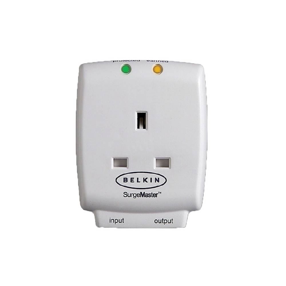 Belkin F9H110vsacw Heavy Duty Master Cube 1 Way Surge For Appliances | Telephone / Modem / DSL protection