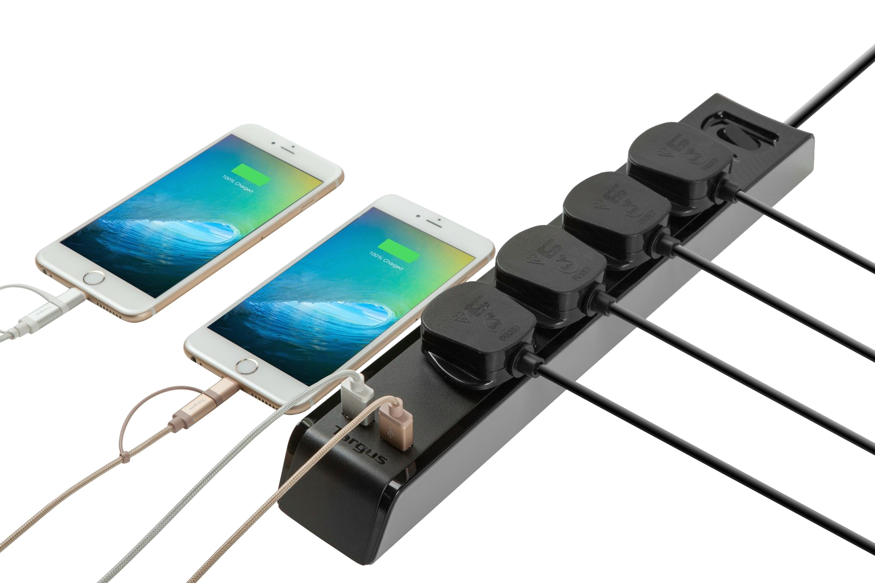 TARGUS Smart Surge 4 with 2 USB Ports (APS10AP50)