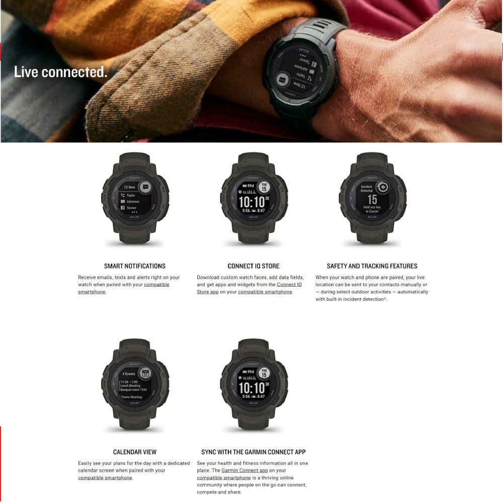 Garmin Instinct 2 Solar GPS Smartwatch - Luffy SE