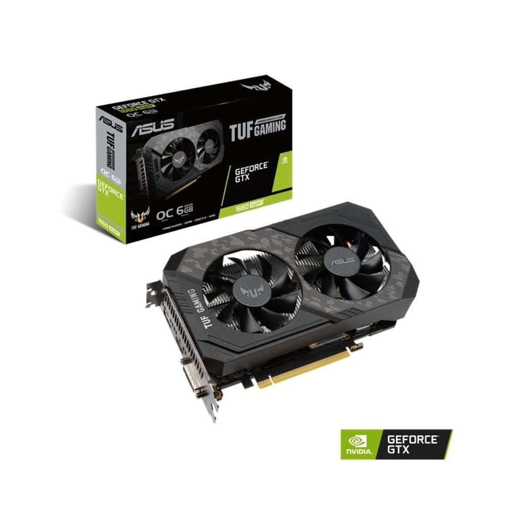 Asus GTX1660 SUPER 6GB GDDR6 192Bit TUF Gaming OC VGA Graphics Card