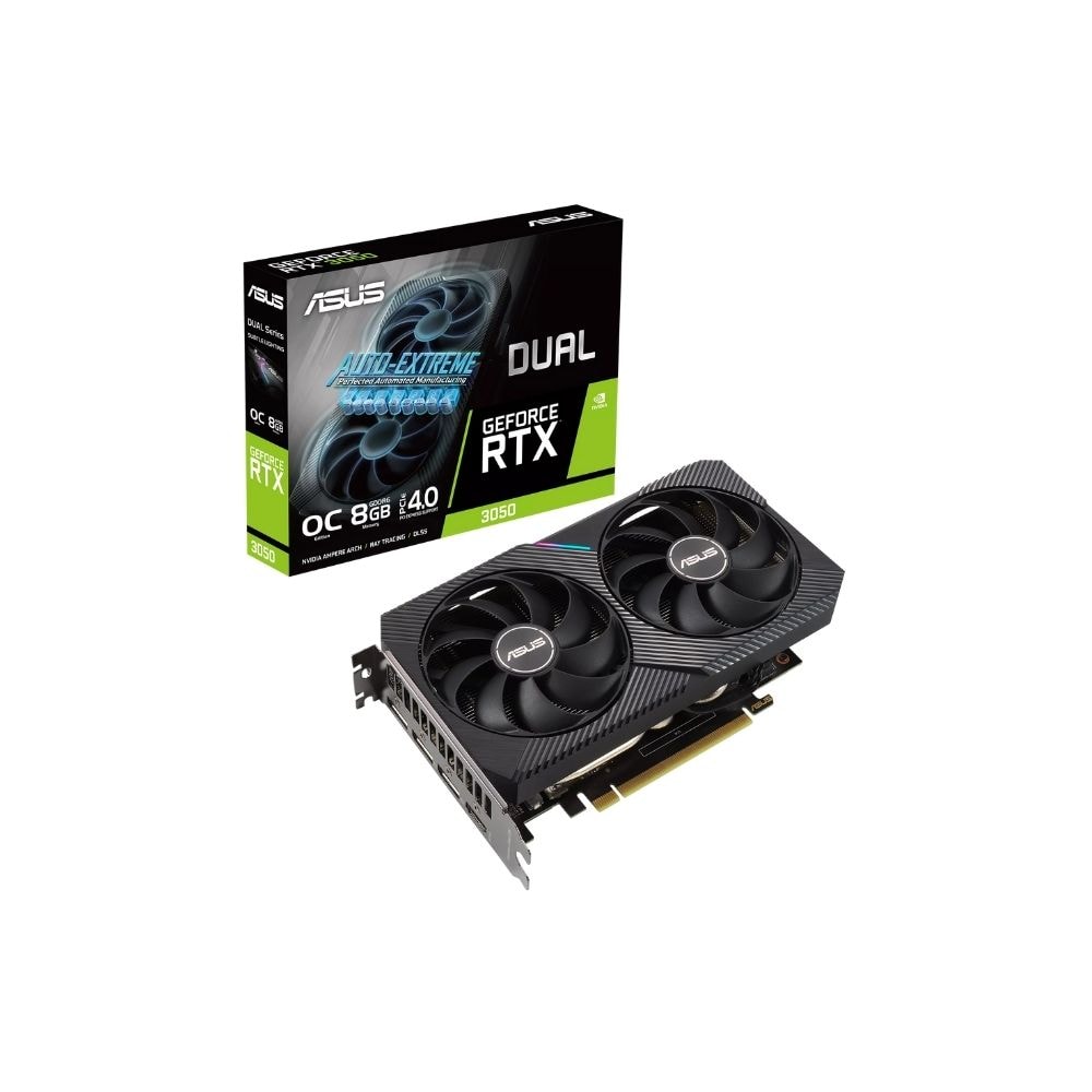Asus RTX 3050 Dual OC 8GB GDDR6 128Bit DUAL-RTX3050-O8G VGA Graphics Card
