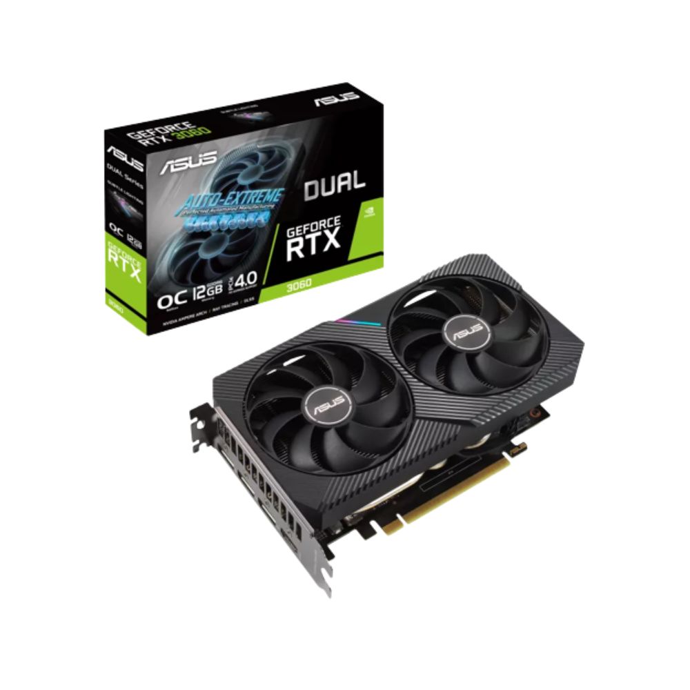 Asus RTX 3060 DUAL OC V2 LHR 12GB GDDR6 192Bit Graphics Card
