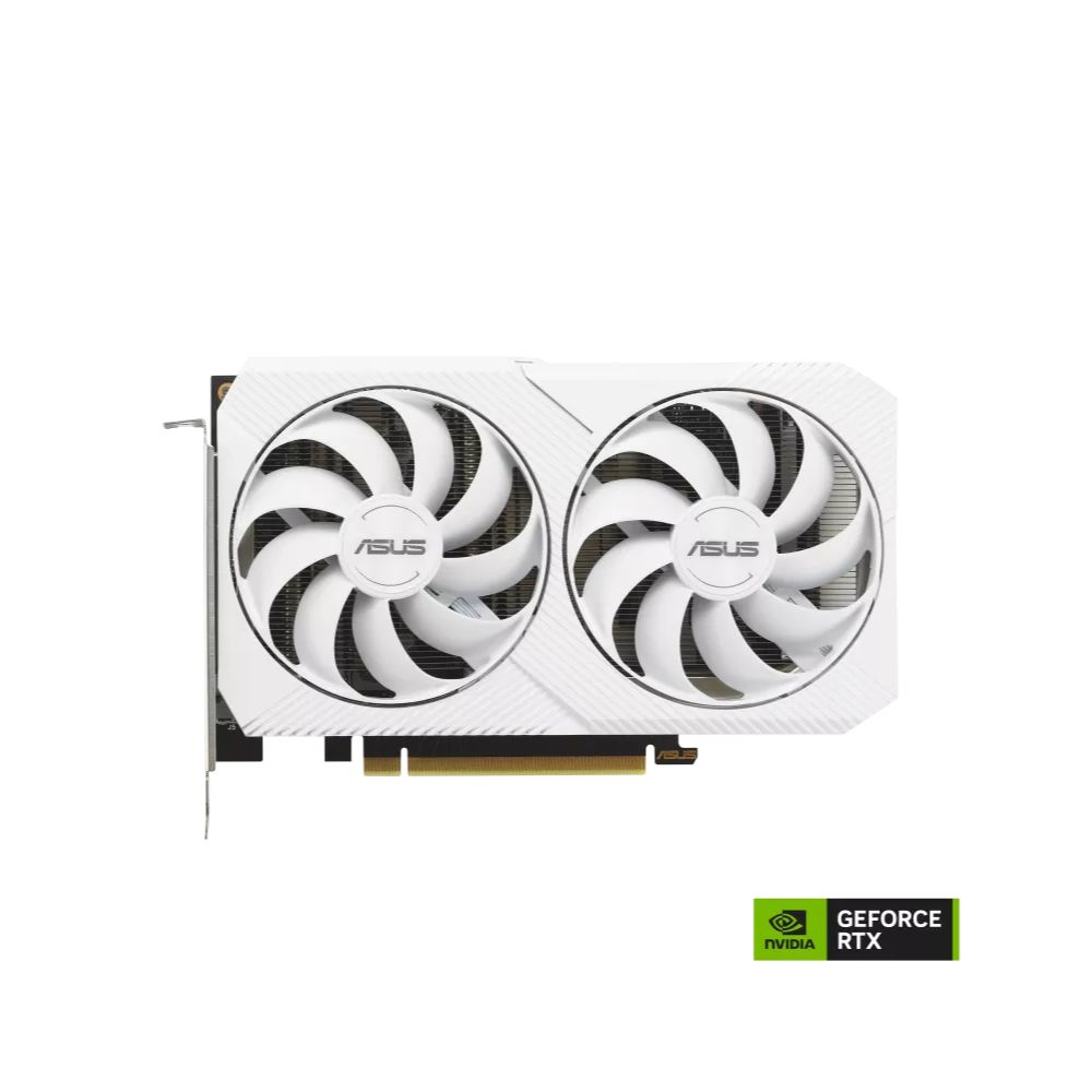 Asus RTX 3060 8GB GDDR6 192Bit DUAL OC WHITE LHR VGA Graphics Card