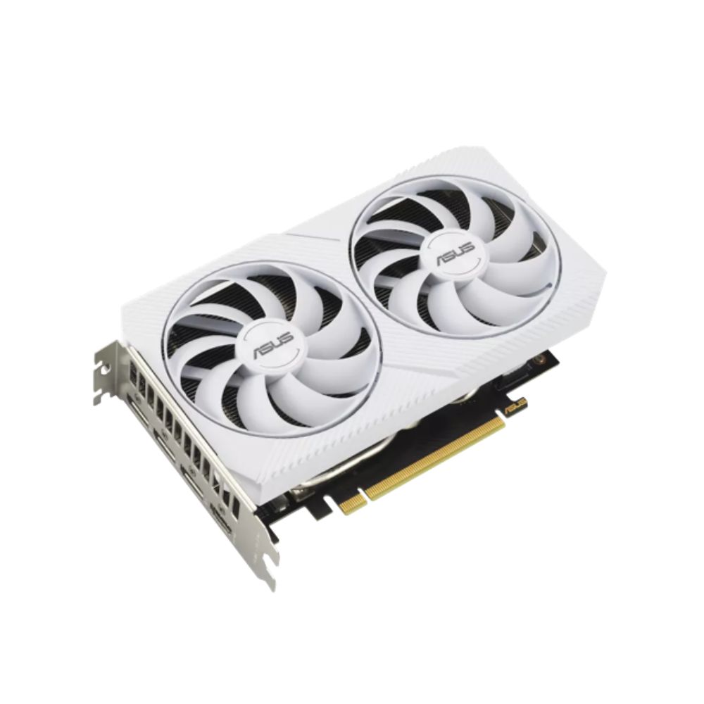 Asus RTX 3060 8GB GDDR6 192Bit DUAL OC WHITE LHR VGA Graphics Card