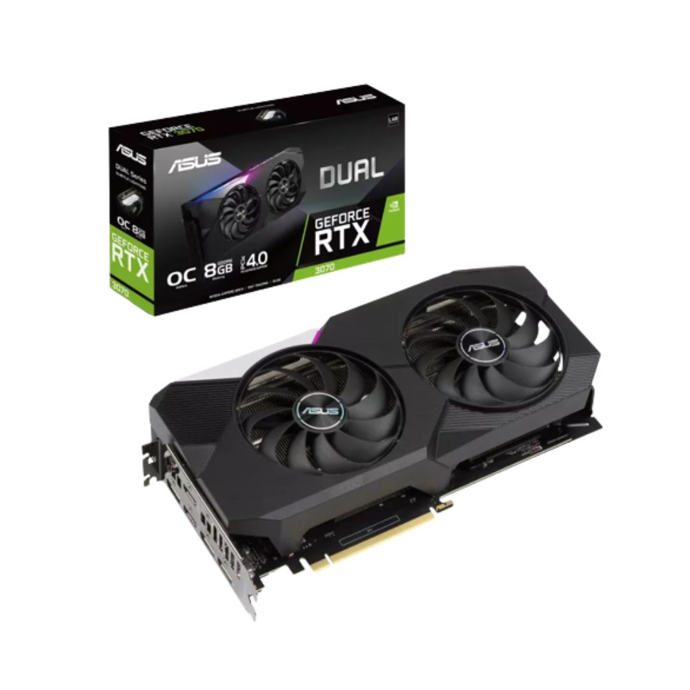Asus RTX 3070 DUAL OC V2 LHR 8GB GDDR6 256Bit VGA Graphics Card