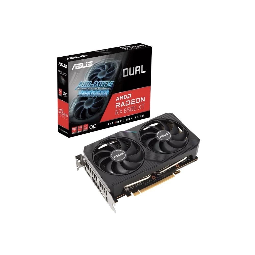 Asus RX 6500 XT 4GB GDDR6 64Bit DUAL OC VGA Graphics Card