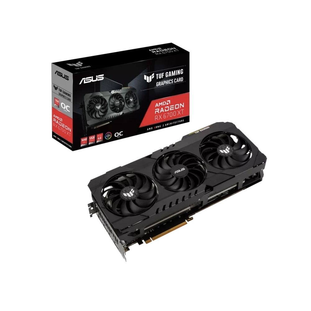 Asus RX 6700XT 12GB GDDR6 192Bit TUF Gaming OC VGA Graphics Card | 90YV0G80-M0NA00