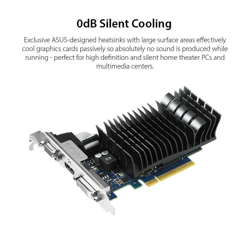 Asus nVidia GT730 2GB GDDR5 64Bit With Low Profile Bracket VGA Graphic Card | GT730-SL-2GD5-BRK