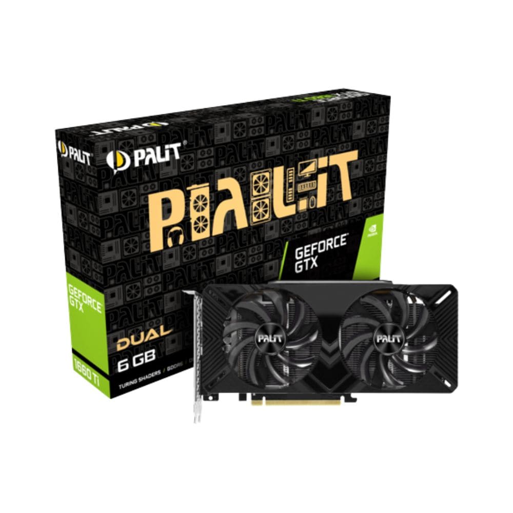 Palit GTX 1660 Ti Dual 6GB GDDR6 192Bit VGA Graphics Card