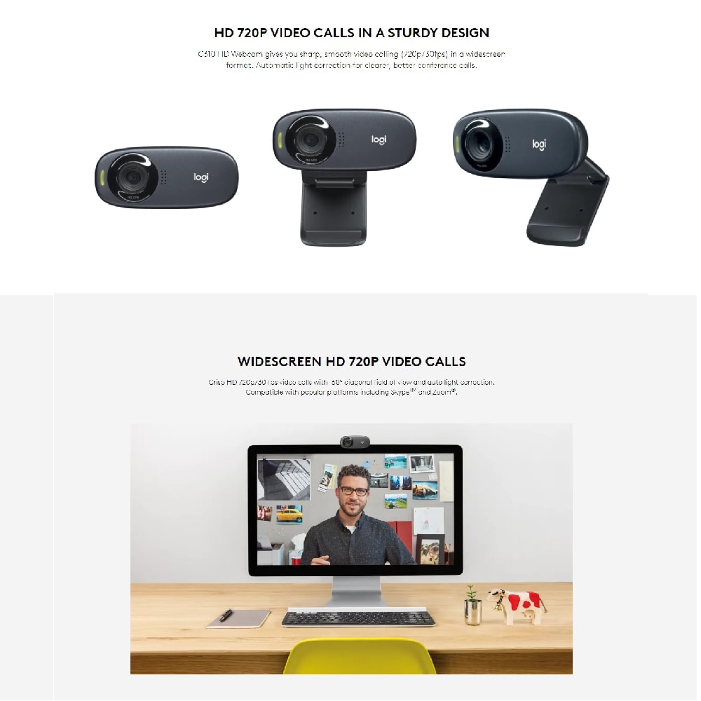 Logitech C310 HD WebCam