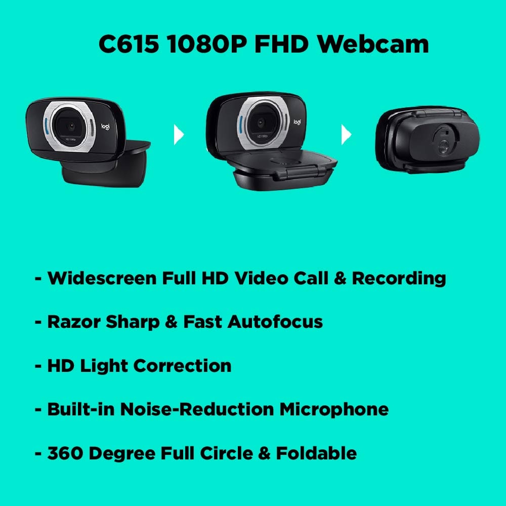 Logitech C615 1080p FHD Webcam