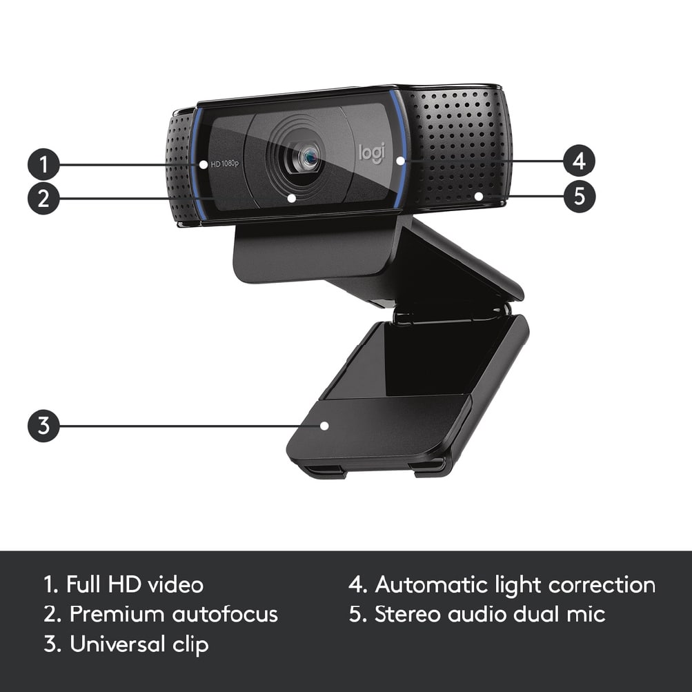 Logitech C920 1080p Pro Webcam
