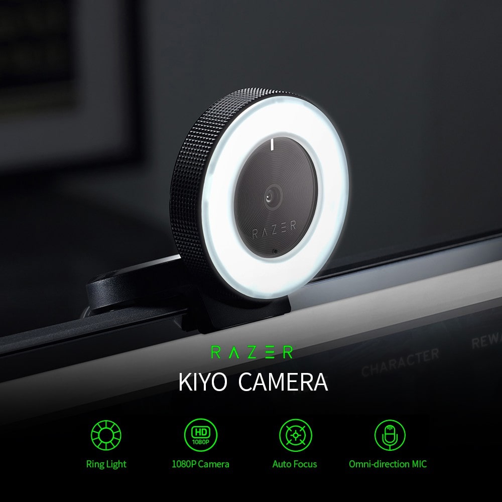 Razer Kiyo USB Webcam - for Full HD Streaming