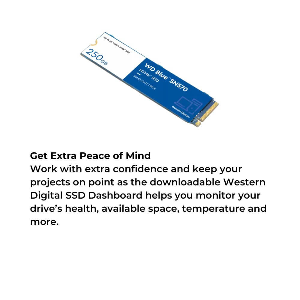 WD Blue SN570 M.2 2280 PCIe NVMe SSD
